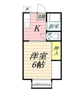キシノハイツ【2階】の間取り