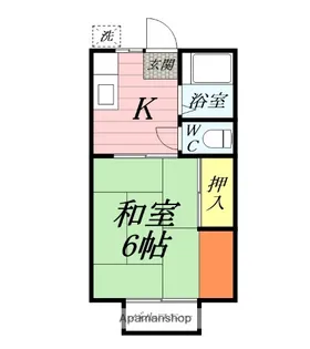 キシノハイツ【2階】の間取り