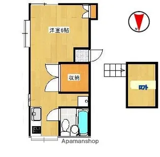 神奈川県厚木市長谷【アパート】の間取り