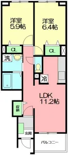 エリーゼ【1階】の間取り