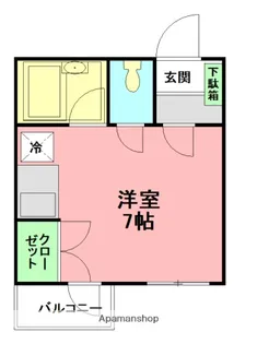 うさみハイツ【3階】の間取り