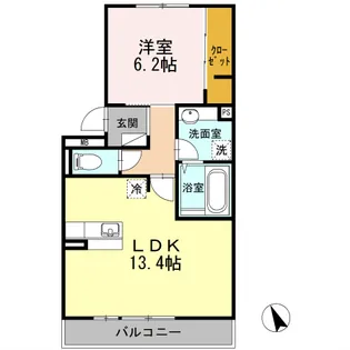 メゾン和【2階】の間取り