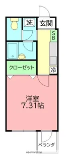 パル湘南台【3階】の間取り
