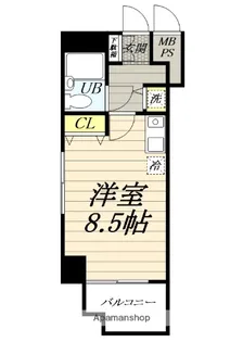 1Rの間取り画像