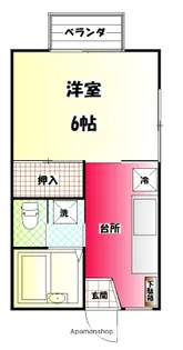 ハイムオーキット【2階】の間取り