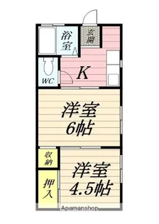 伊勢原エイトハイム【1階】の間取り