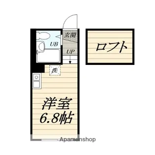 SUNGRACE鴨宮【1階】の間取り