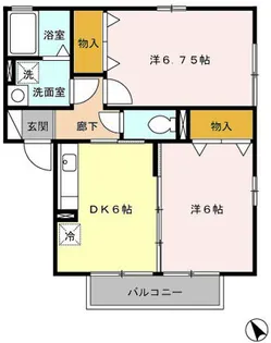 セジュール芹沢【2階】の間取り