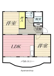 サンパレス湘南I【1階】の間取り