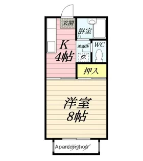 メゾンドール【1階】の間取り