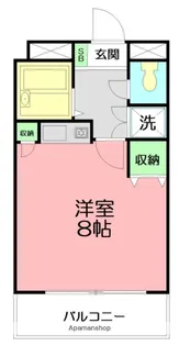 神奈川県伊勢原市粟窪【マンション】の間取り