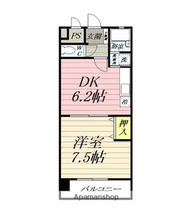 ゆたかビル【4階】の間取り