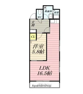 グレース吉川【2階】の間取り