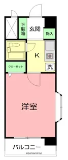 フジビューハイツ山下【3階】の間取り