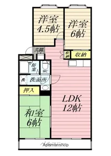ハイツ崇善【5階】の間取り