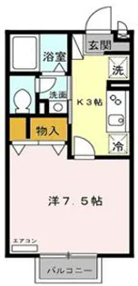 モンターニャ【1階】の間取り