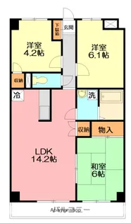 プロミネント【2階】の間取り