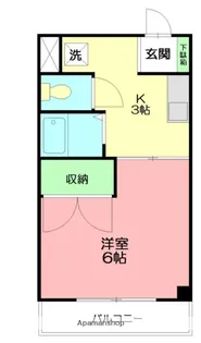 コーシュービル88【3階】の間取り