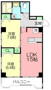湘南台グリーンマンション【5階】の間取り