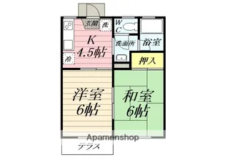 レコルト湘南台【1階】の間取り