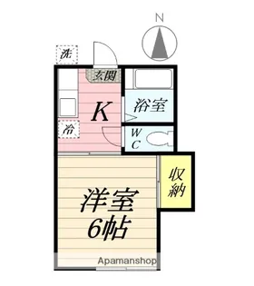 コーポヤマシタ【2階】の間取り