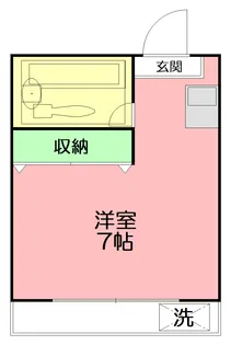 メゾン ド ブラン東海大学前AB【1階】の間取り