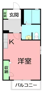 マロングレイス【1階】の間取り