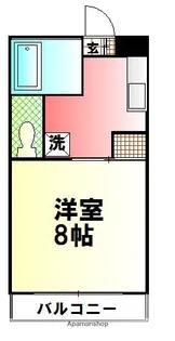 バロン【1階】の間取り