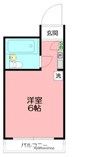 1Rの間取り画像