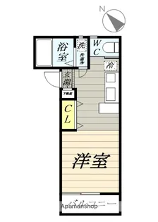 ルミナス鵠沼【1階】の間取り