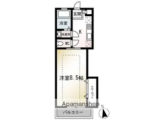 エクレール辻堂Ⅱ【1階】の間取り