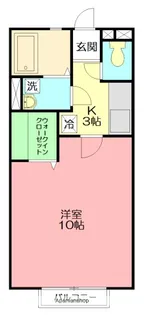 メゾン・ドゥ・プランタン【1階】の間取り
