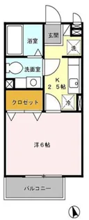 ラ・オート・リズィール【2階】の間取り