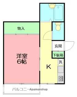 KSハイムC棟【2階】の間取り