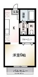 サンシティ岩原【2階】の間取り