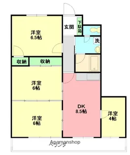 シャトー中曽根【2階】の間取り