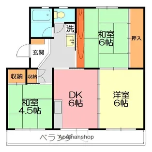 コーポ荻窪B棟【3階】の間取り