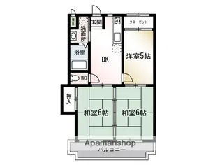 レジデンスM奥津【203号室】の間取り