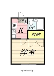 クンストハウス茅ヶ崎館【1階】の間取り