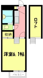 レオパレス藝【1階】の間取り