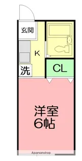 豊島ハイムB【1階】の間取り