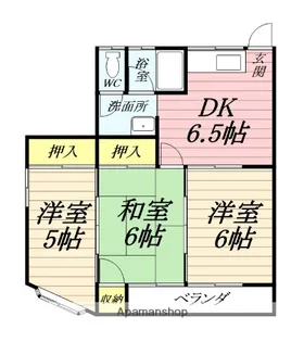 セレクトハウス八幡【2階】の間取り