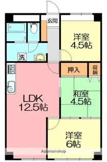 湘南常盤マンション【5階】の間取り