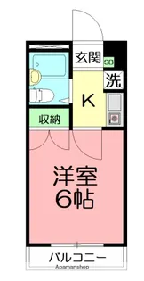 ジュネパレス茅ヶ崎第9【1階】の間取り