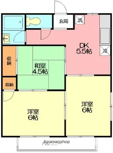 ハイツK【2階】の間取り