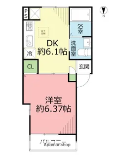 レジデンス藤沢【3階】の間取り