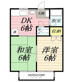 ウイング湘南【2階】の間取り