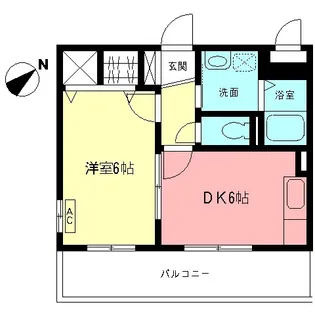 ジャルダン【3階】の間取り