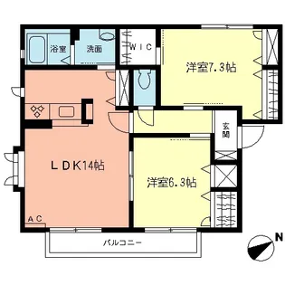 ステラA【2階】の間取り