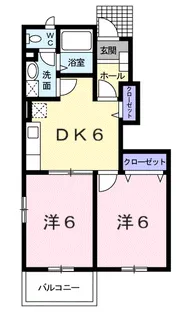 アクシアA【1階】の間取り